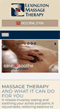 Mobile Screenshot of lexingtonmassagetherapy.com