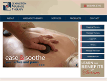 Tablet Screenshot of lexingtonmassagetherapy.com